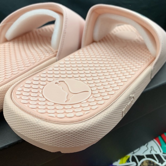 Puma Cool Cat Iridescent Logo Women’s Slides - Picture 3 of 9